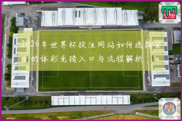 2026年世界杯投注网站如何选择安全的体彩竞猜入口与流程解析
